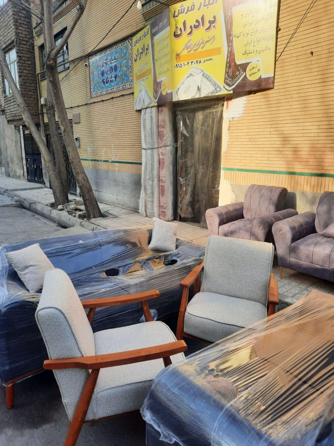 سرویس مبل ۸ نفره مینی مال|مبلمان خانگی و میز عسلی|مشهد, مصلی (کارمندان اول)|دیوار