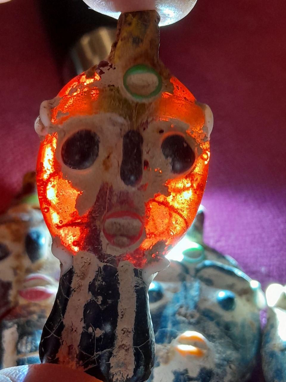 صورتک های مینای کهنه تاریخی|کلکسیون اشیاء عتیقه|تهران, قناتکوثر|دیوار