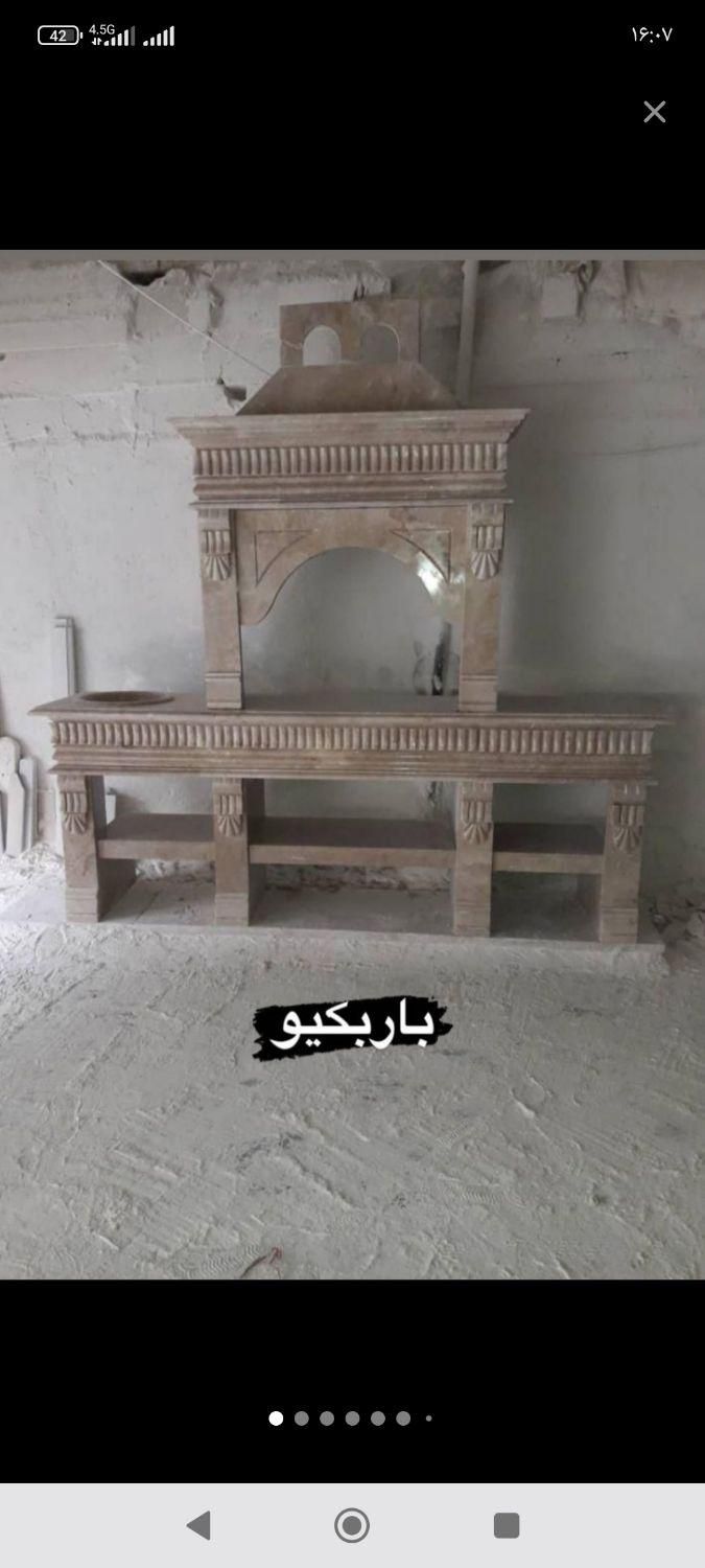 کباب پز سنگی شومینه سنگی آتشدان سنگی اقساطی|بخاری، هیتر، شومینه|تهران, شهر‌زیبا|دیوار