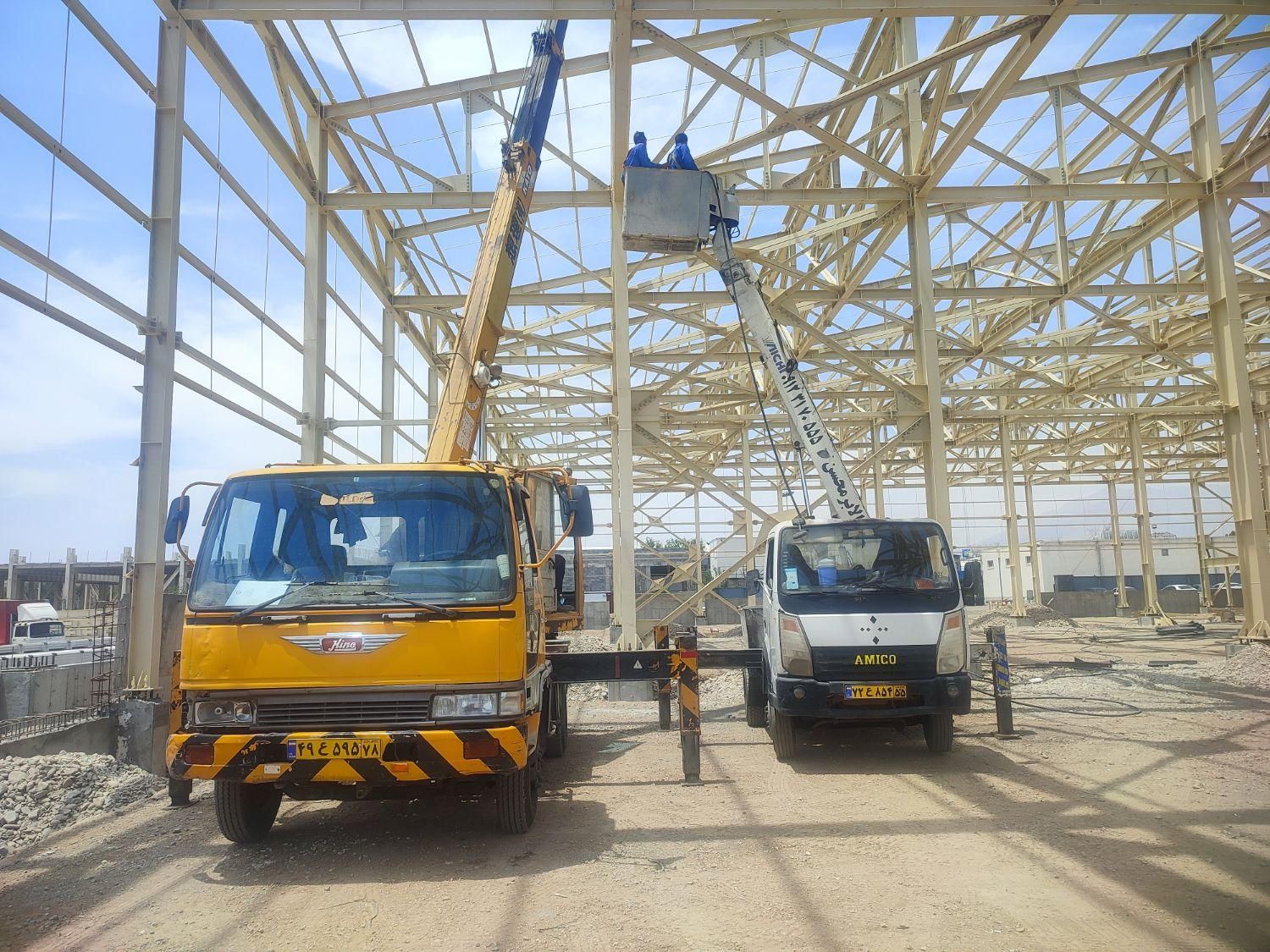 اجاره بالابرلجور جرثقیل خاور سبددارتا ارتفاع 16متر|خدمات حمل و نقل|باقرشهر, |دیوار