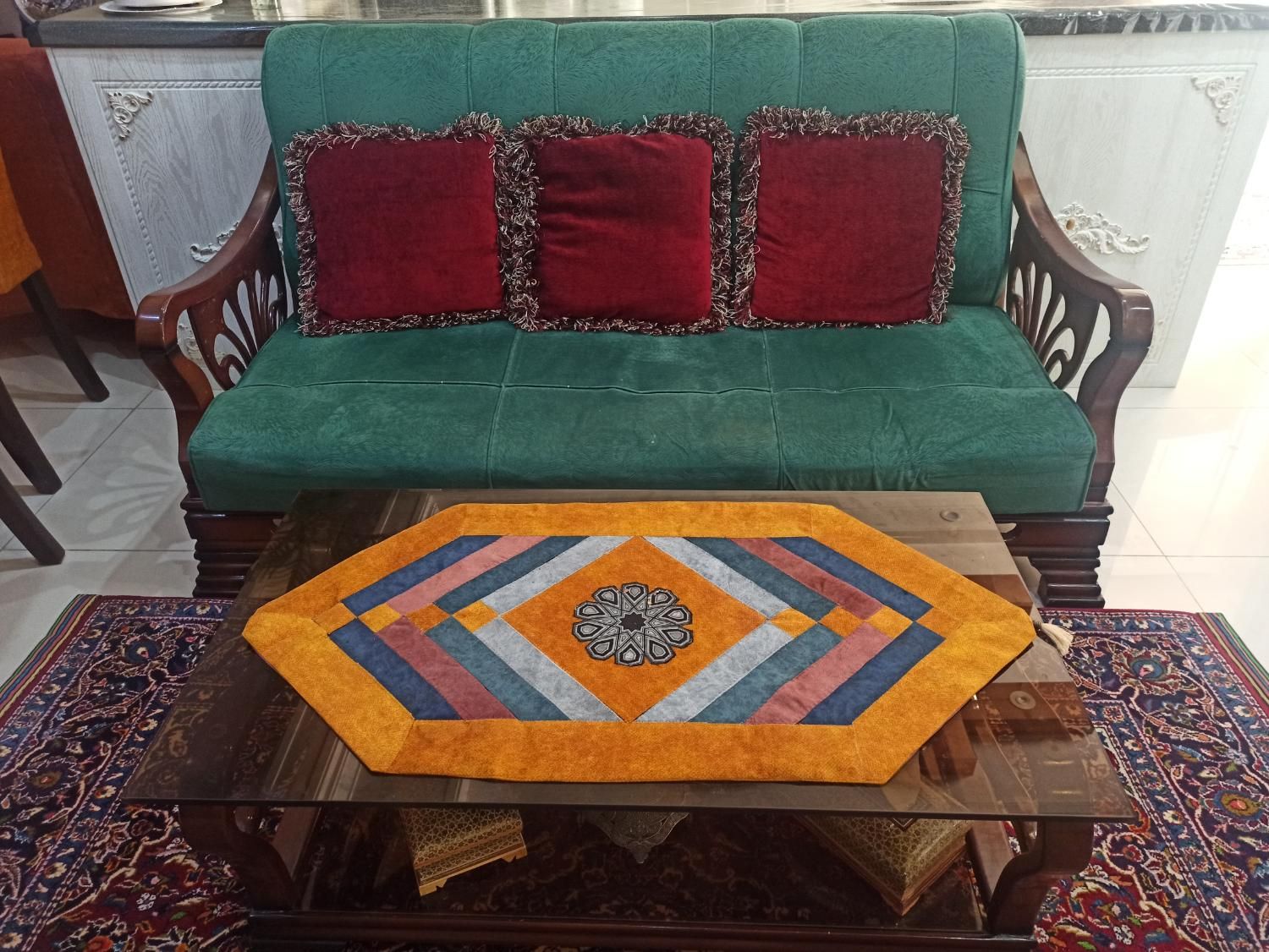 مبلمان 7 نفره مدل خورشیدی|مبلمان خانگی و میز عسلی|تهران, آبشار|دیوار