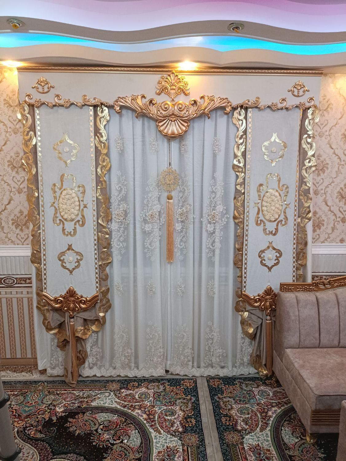 نصب(نصاب)پرده|خدمات پیشه و مهارت|میناب, |دیوار