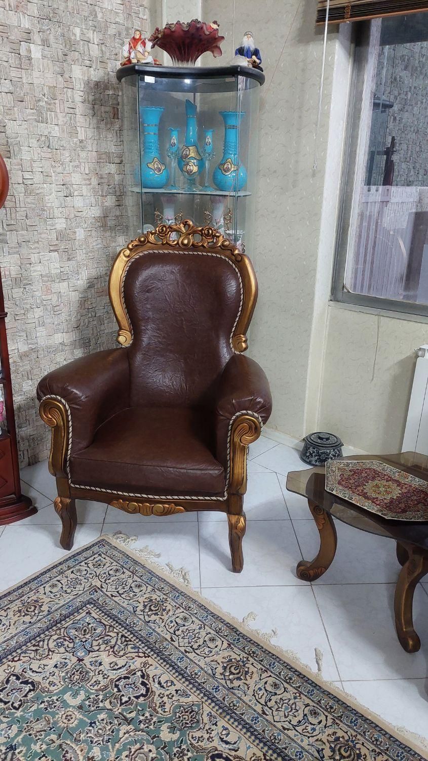 مبل استیل چرمی|مبلمان خانگی و میز عسلی|اصفهان, خانه اصفهان|دیوار
