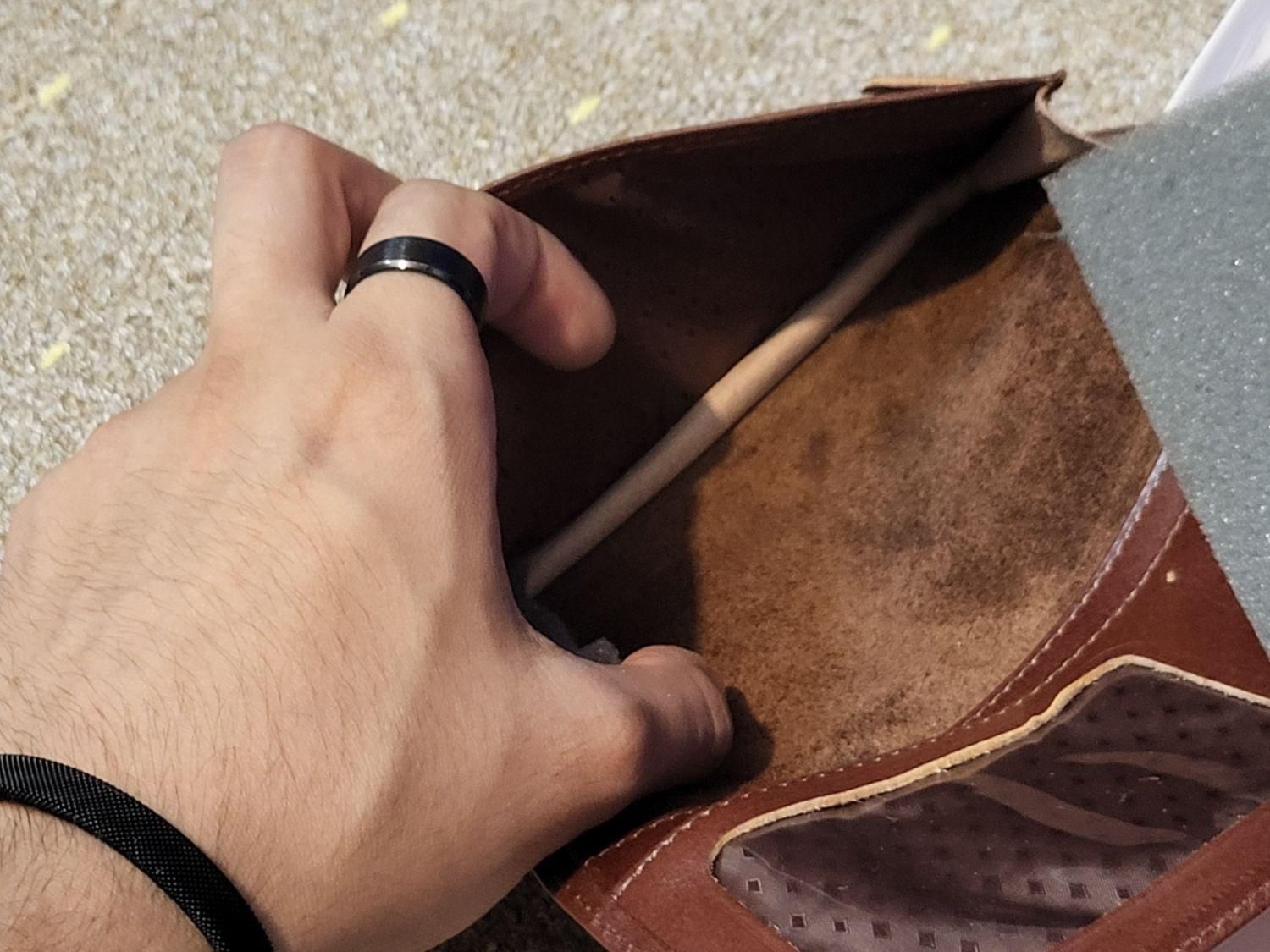 کیف پول چرم شرکتی|کیف، کفش، کمربند|گنبد کاووس, |دیوار