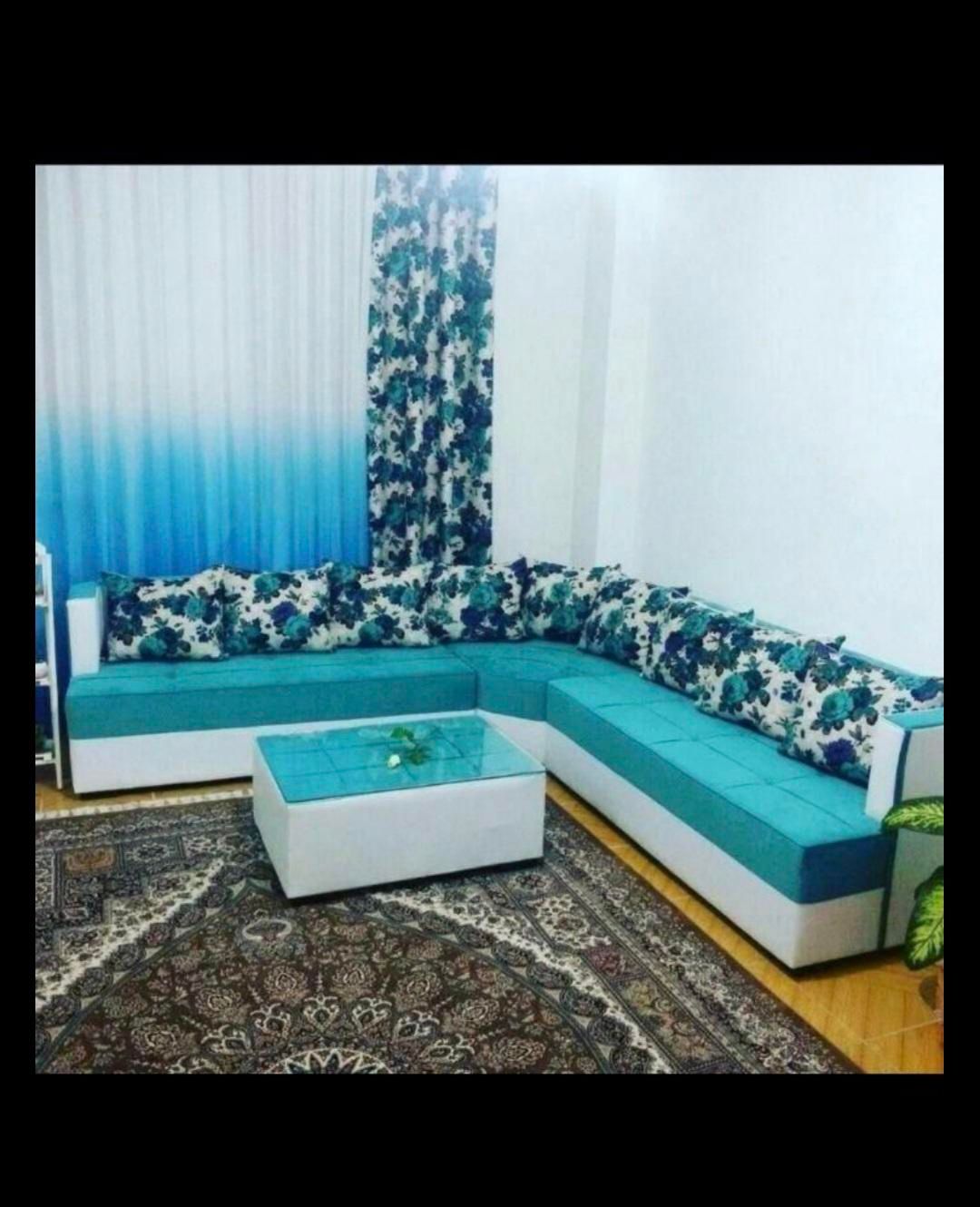 مبل ال کنج ۷نفره با قیمت کاملا واقعی|مبلمان خانگی و میز عسلی|خرمآباد, |دیوار