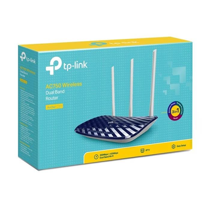 روتر تی‌ پی لینک - tp-link AC750 Archer C20|مودم و تجهیزات شبکه|قم, نیروگاه|دیوار