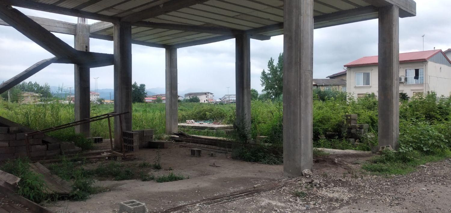 زمین نیمه کاره ۲۱۷متر واسکلت ۱۴۹متر|فروش زمین و ملک کلنگی|آستارا, |دیوار