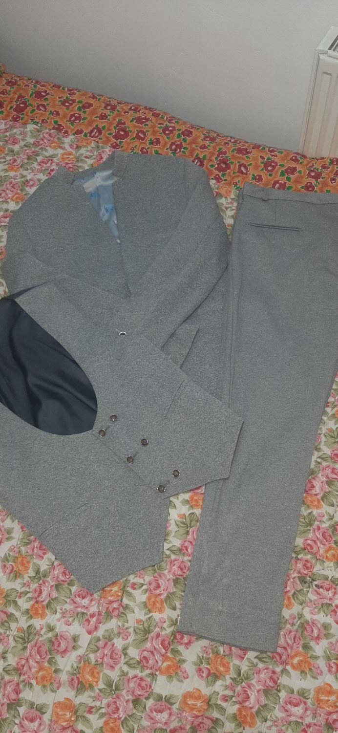 یک دست کت وشلوار مردانه وکتونی نو وصفر|لباس|بهشهر, |دیوار