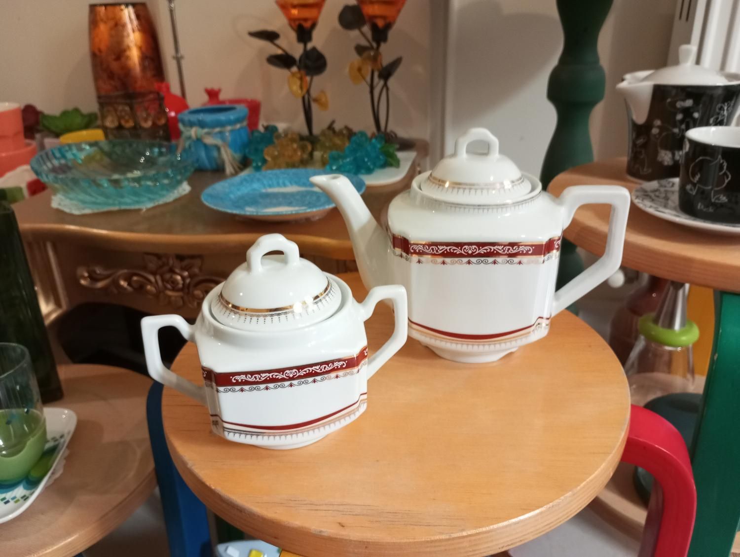 ست قوری و قندان چینی نو|ظروف سرو و پذیرایی|تهران, سهروردی|دیوار