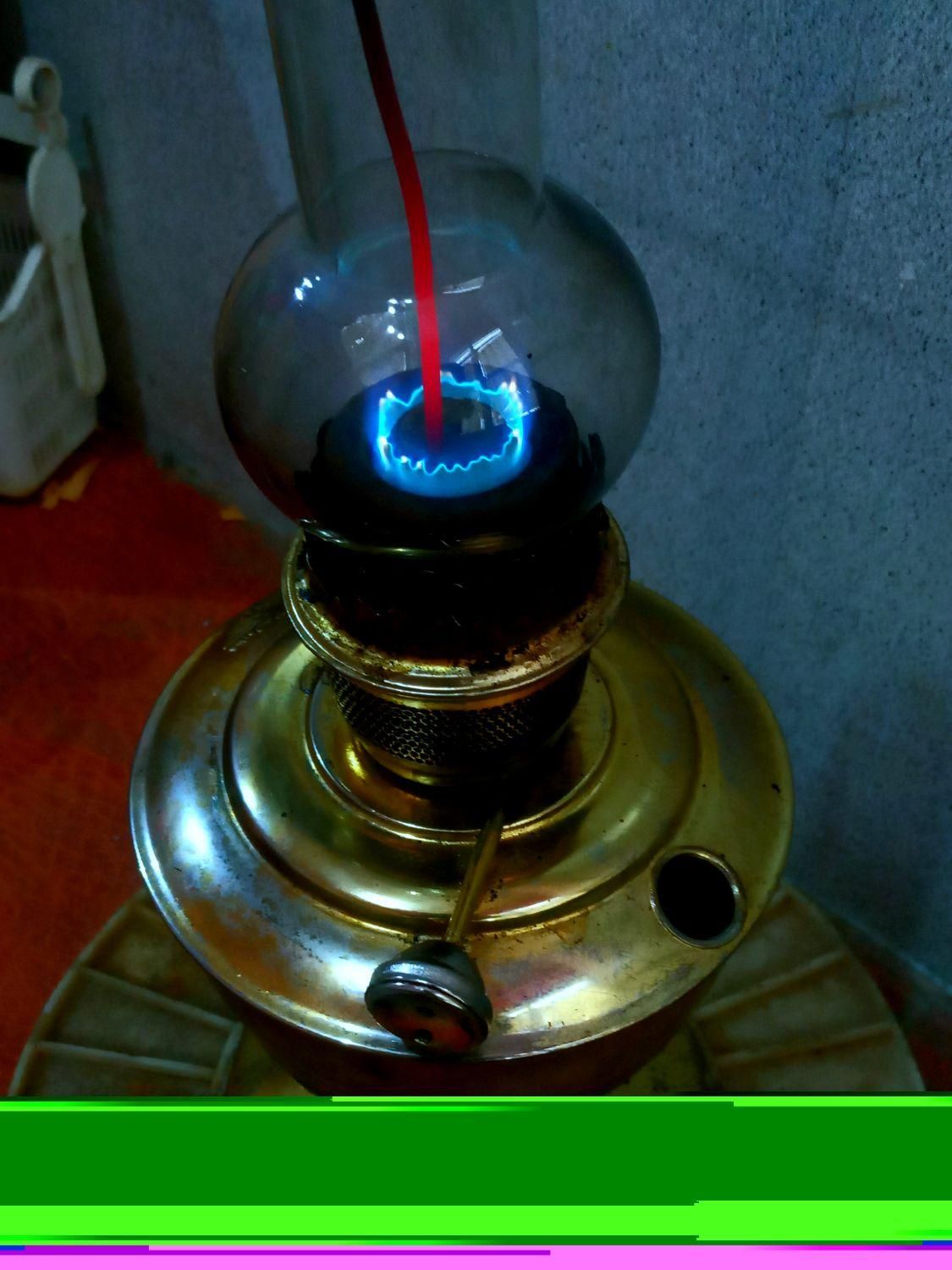 چراغ گردسوز ابیسوز انتیک|لامپ و چراغ|گرگان, |دیوار