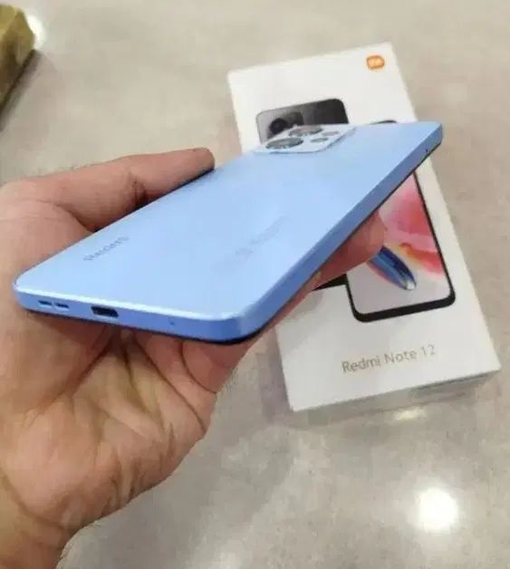 Redmi Note12 حافظه 256رم8  رنگ آبی بدون تعمییر|موبایل|مشهد, اروند|دیوار