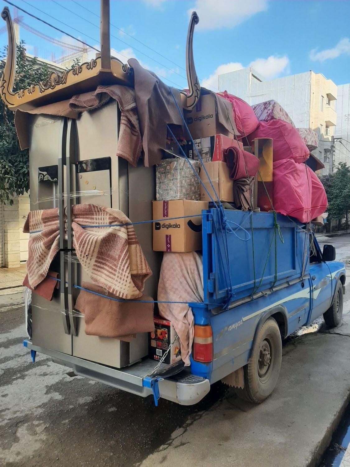 اسباب کشی منزل باخاورمسقف پتودارنیسان وکارگرمنصف|خدمات حمل و نقل|گنبد کاووس, |دیوار