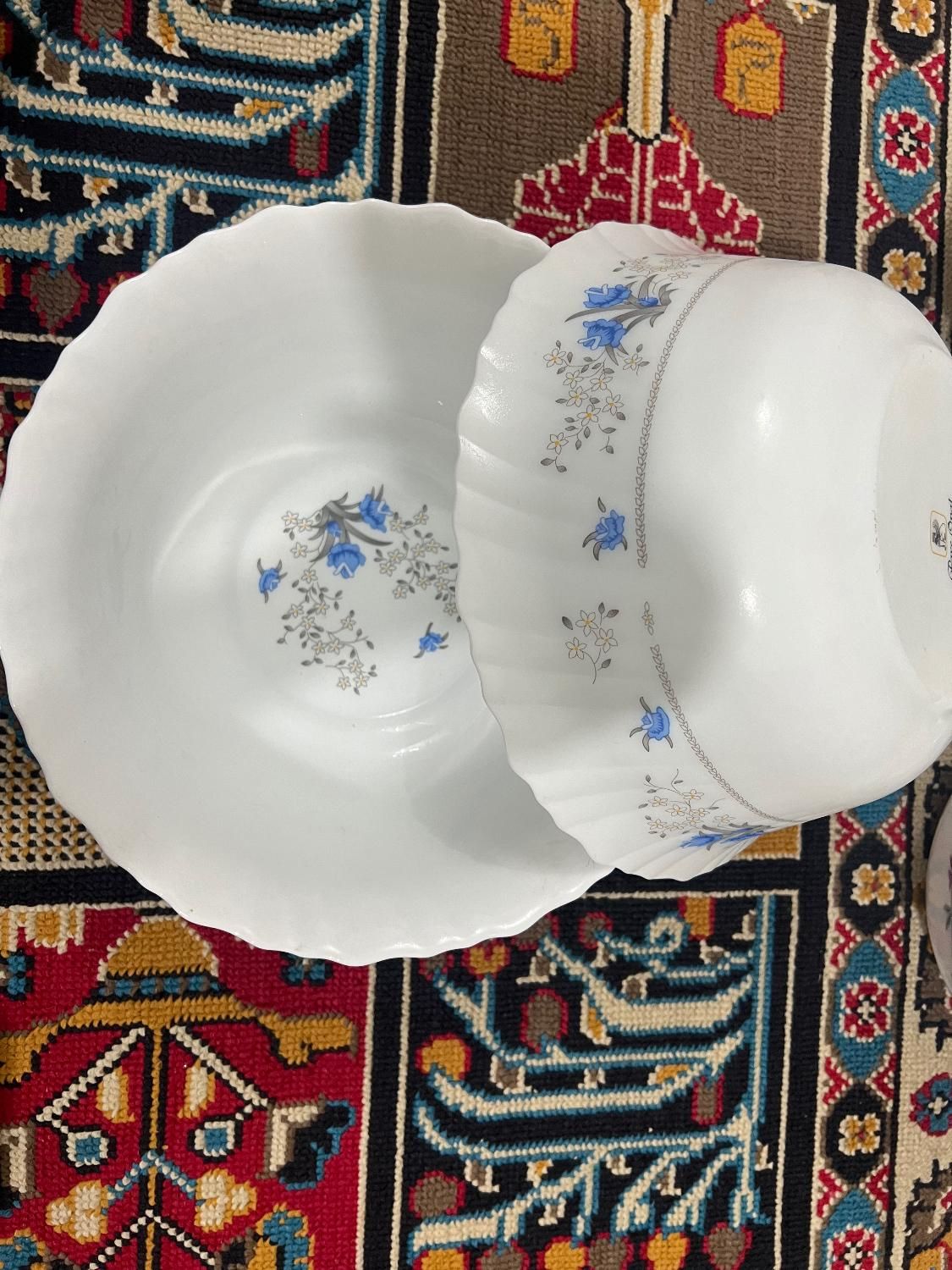 ارکوپال گل های صورتی+ گل های آبی+ پلوخوری فرانسوی|ظروف سرو و پذیرایی|تهران, شهرک آزادی|دیوار