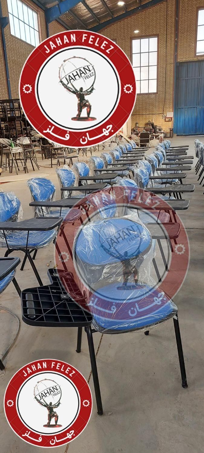 صندلی دانشجویی صدفی/محصلی دسته دار/دانش آموزی(آبی)|صندلی و نیمکت|بهارستان, |دیوار