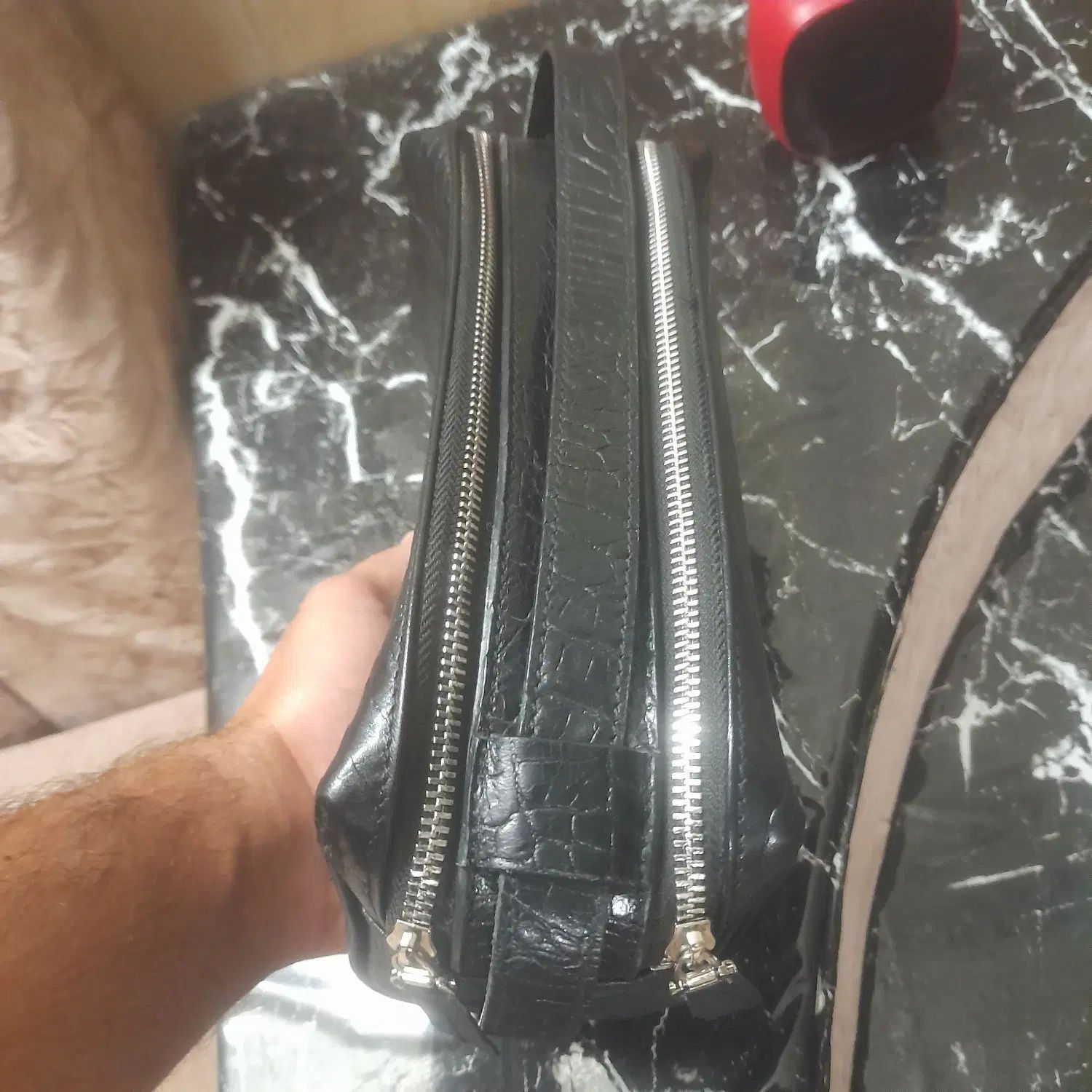 کیف دستی چرم کروکودیل اُرج برای افراد کاریزماتیک|کیف، کفش، کمربند|تربت جام, پاسداران|دیوار