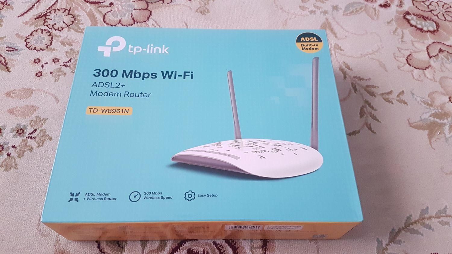 مودم تی پی لینک TP-LINK 8961N|مودم و تجهیزات شبکه|رشت, رودبارتان|دیوار