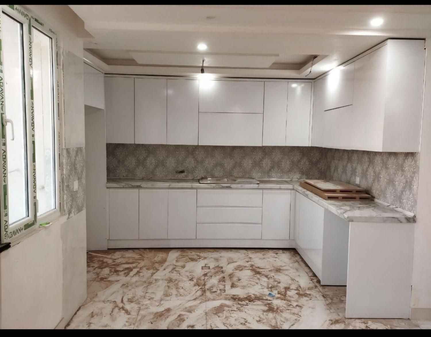 کابینت  MDF هایگلاس  ممبران نئوکلاسیک صفحه|مصالح و تجهیزات ساختمان|اصفهان, آبشار|دیوار