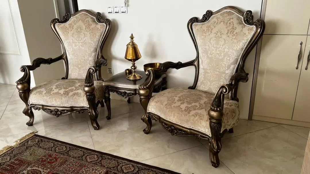 فروش مبلمان ۱۰ نفره به همراه میزناهارخوری۶ نفره|مبلمان خانگی و میز عسلی|تهران, آبشار تهران (دریاچه)|دیوار