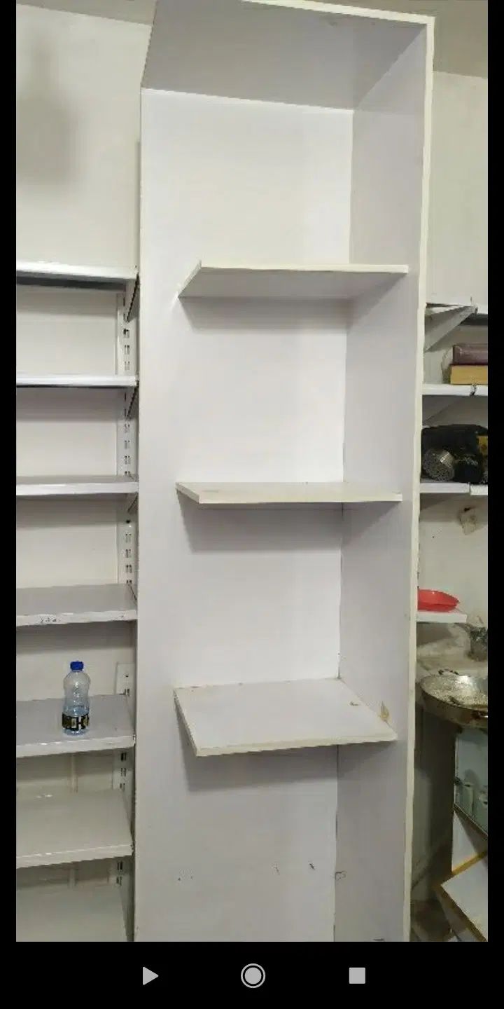 شلف چوبی|کتابخانه، شلف، قفسه‌های دیواری|مشهد, شهرک رازی (شهرک غرب)|دیوار