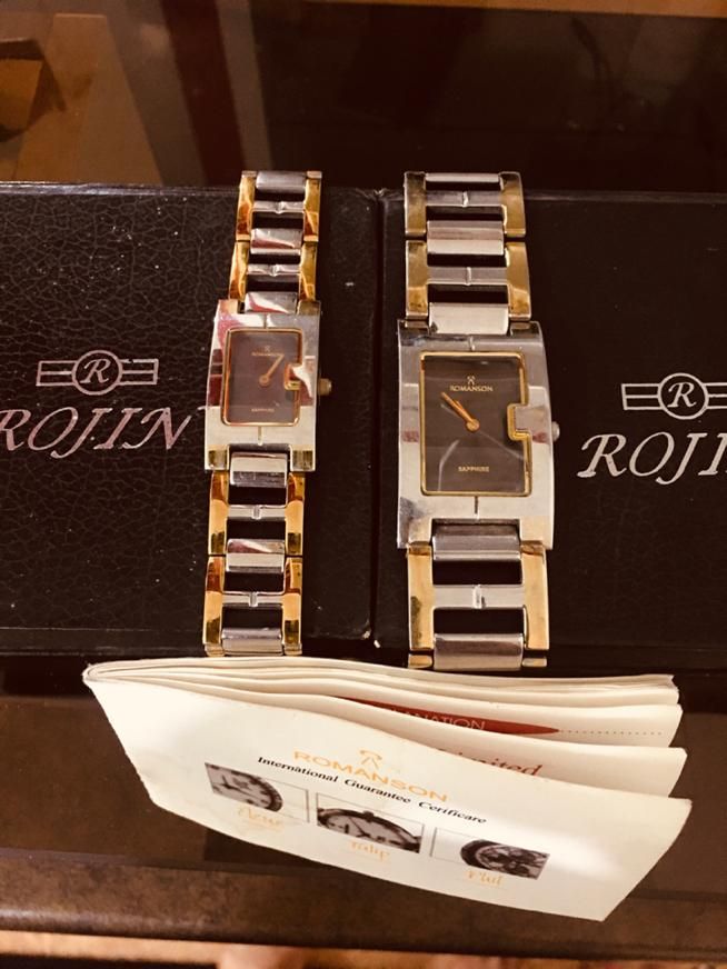 دو عدد ساعت رومانسون اصل سوییس به شرط اصل|ساعت|بوشهر, |دیوار