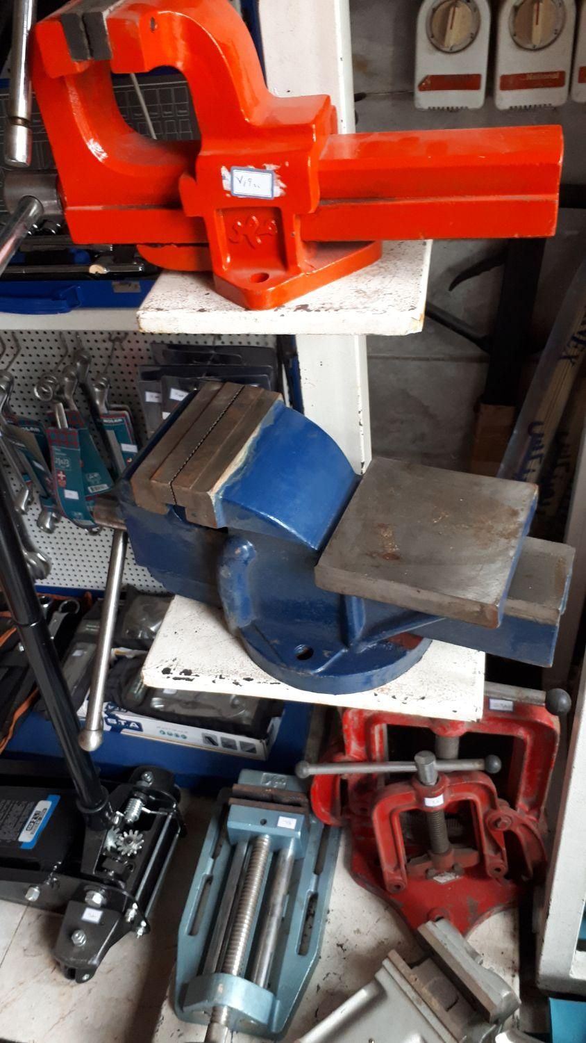 گیره ۱۶۰ به همراه سندان فولادی صنعتی|ابزارآلات|رشت, حافظ آباد|دیوار