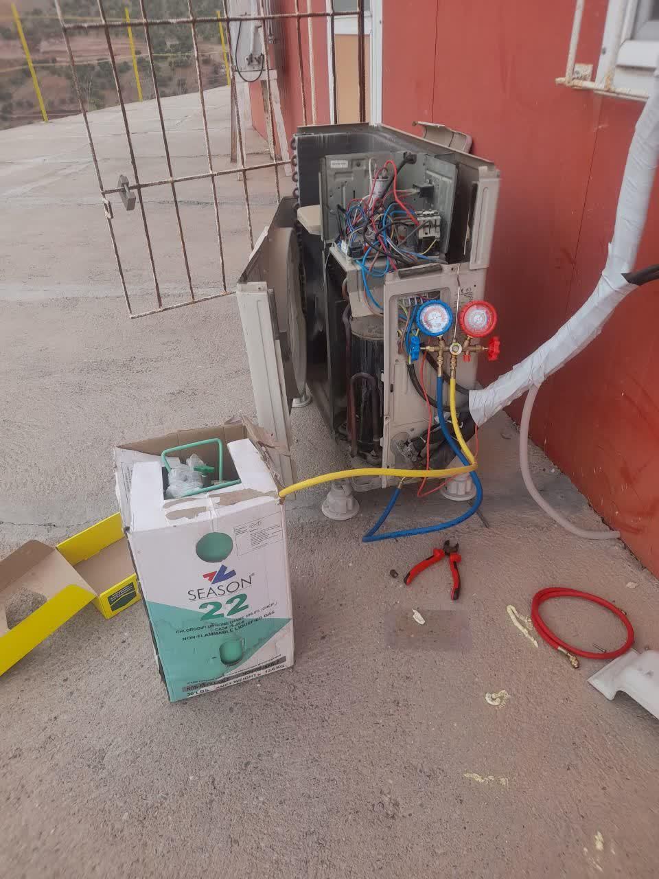 نصب ،راهاندازی، شارژ گاز، جابجایی ،سرویس شستشو|خدمات پیشه و مهارت|نورآباد, |دیوار