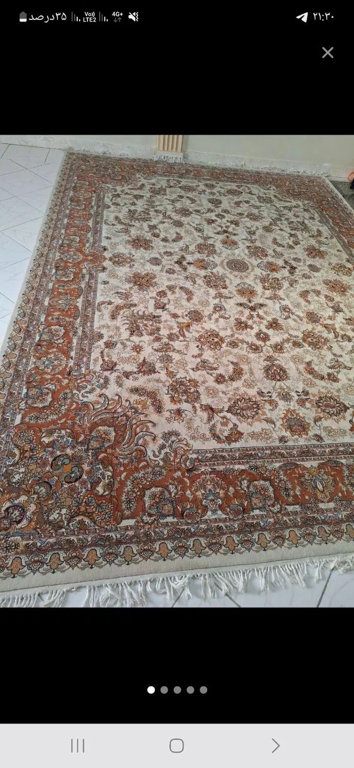 یک تخته فرش ۱۲ متری طرح افشان|فرش|کرج, کلاک نو|دیوار