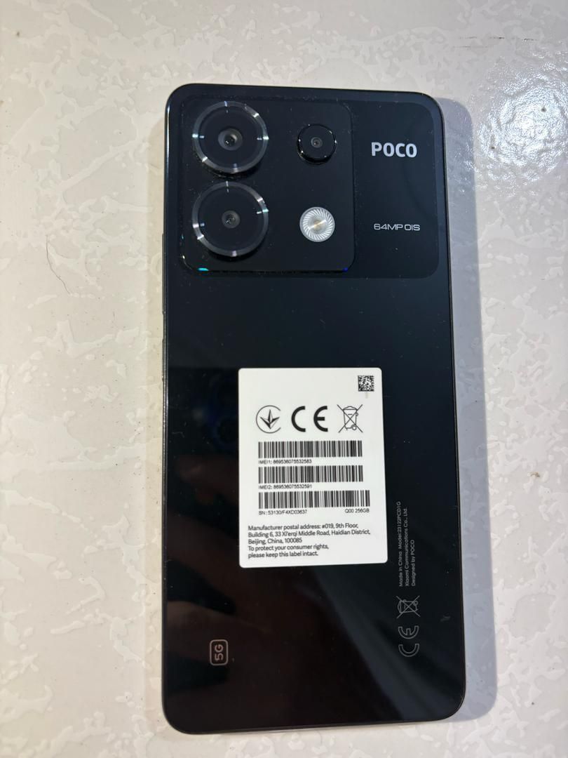 شیائومی Poco X6 5g با حافظهٔ ۲۵۶ گیگابایت|موبایل|تهران, افسریه|دیوار