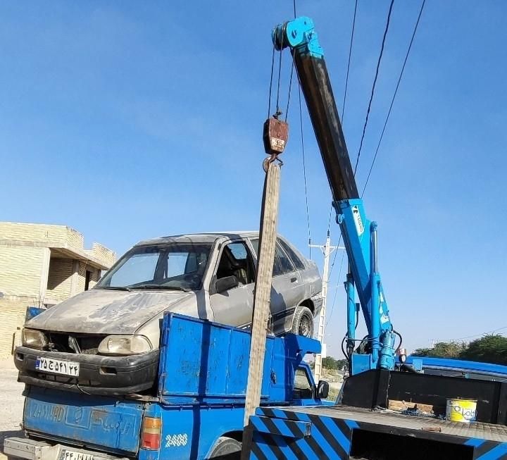 جرثقیل کرین کفی شادگان ۲تن ۳تن ۵تن ۱۱تن شبانه روزی|خدمات حمل و نقل|شادگان, |دیوار