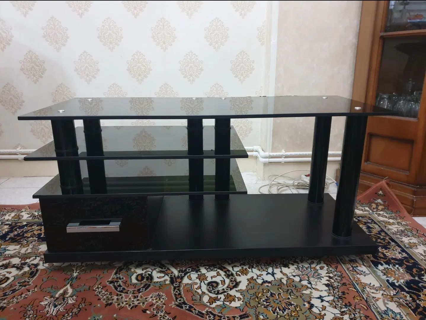 میز تلویزیون شیشه ایی Lcd و Led|میز تلویزیون|تهران, اختیاریه|دیوار
