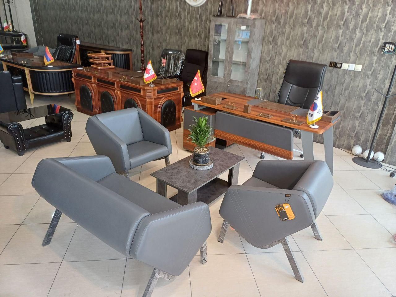 میز مدیریت تمام ام دی اف تمام وکیوم|دفتر کار|قدس, |دیوار