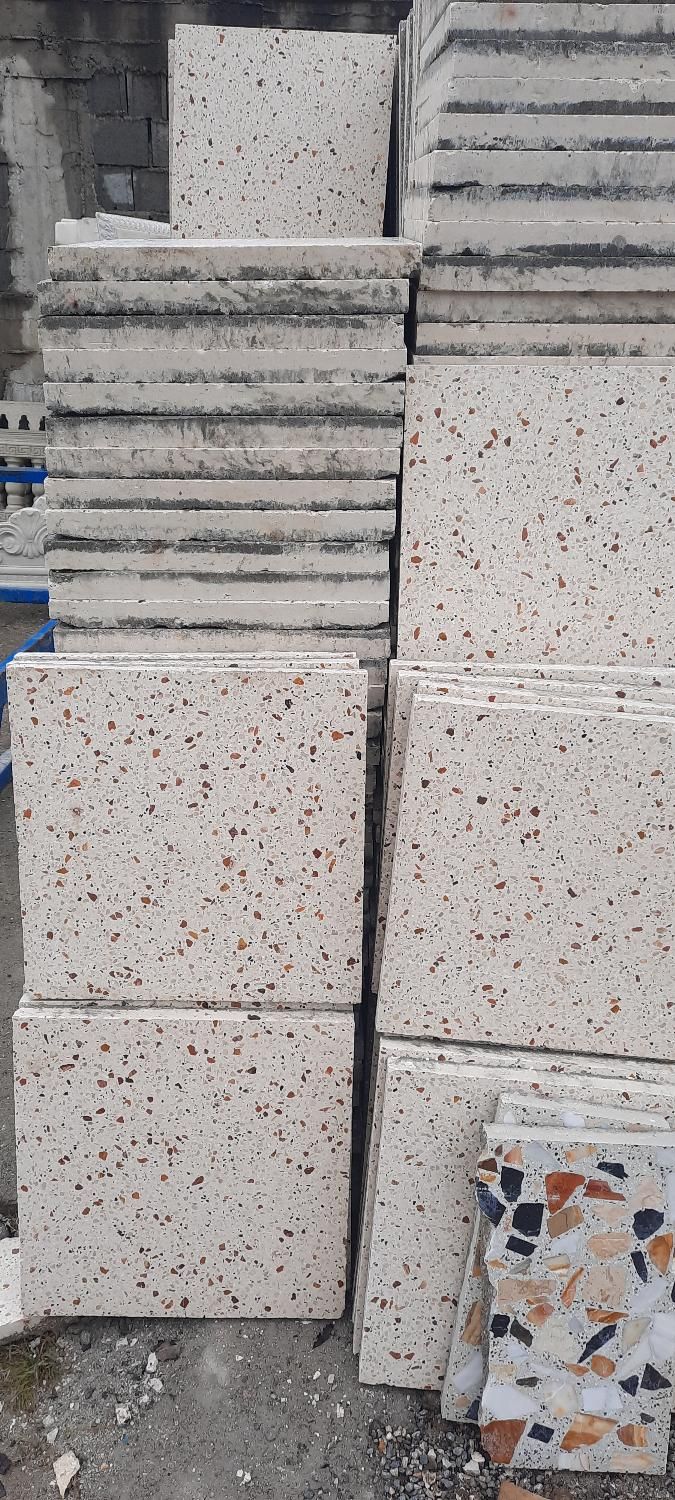 تولید عمده و خرده موزاییک نانوپلیمری و واش بتن|مصالح و تجهیزات ساختمان|چالوس, |دیوار