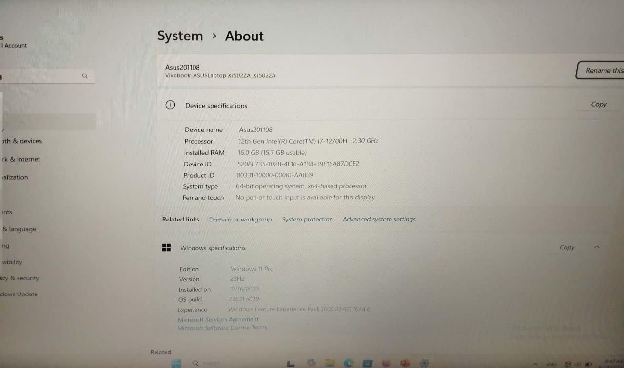 لپ تاب Asus مدل 1502ZA|رایانه همراه|قزوین, |دیوار