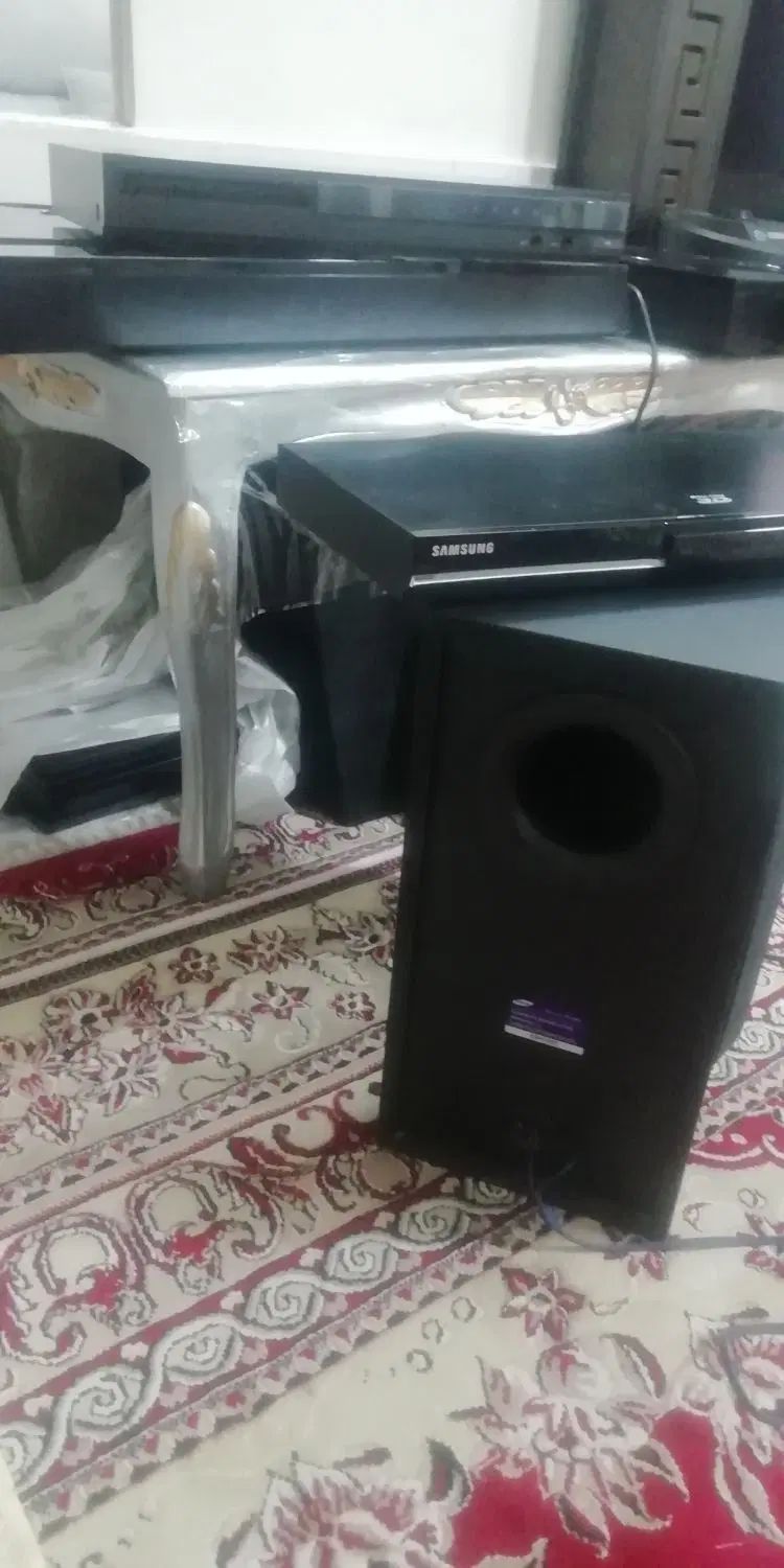 سینما خانواده سامسونگ با2دستگاه اسپیکر۴باندایستاده|سیستم صوتی خانگی|تهران, شهرک رضویه|دیوار