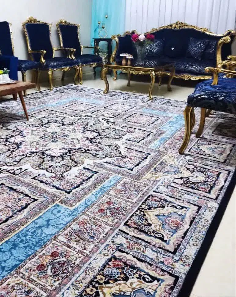 یک تخته فرش 12متری 1200شانه تراکم 3600|فرش|مشهد, امام خمینی|دیوار