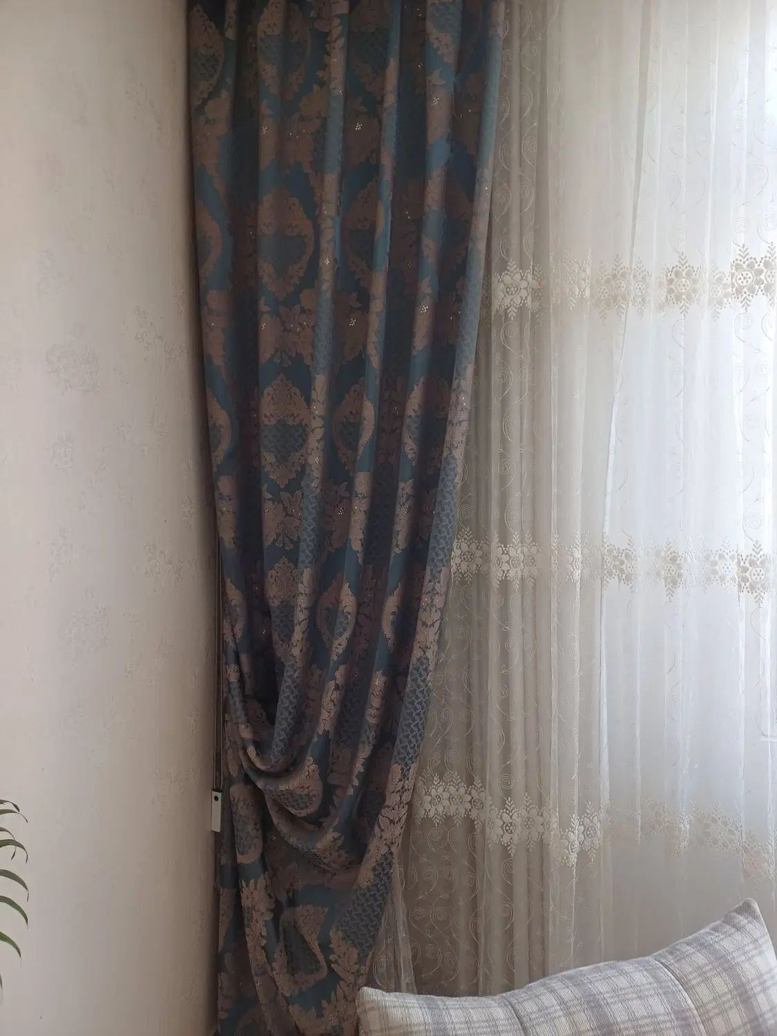 دو عدد دستکه خوشرنگ|پرده، رانر، رومیزی|مشهد, موسوی قوچانی|دیوار