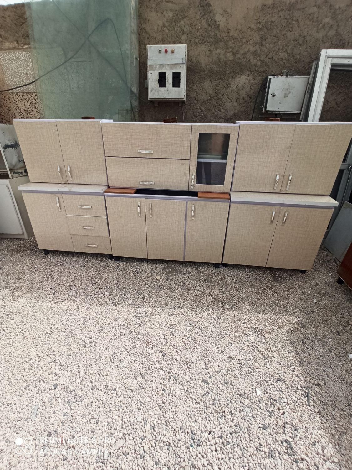 کابینت مرادی/کابینت بدنه فلز درب چوبی 6متری/کهندژ|مصالح و تجهیزات ساختمان|خمینی‌شهر, |دیوار