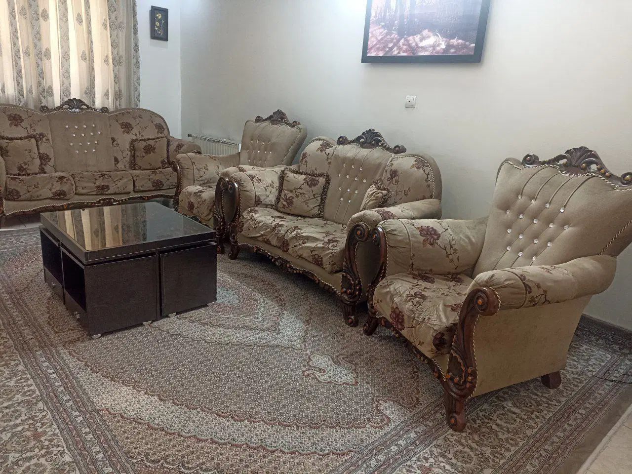 مبل راحتی|مبلمان خانگی و میز عسلی|تهران, شهرک ولیعصر شمالی|دیوار
