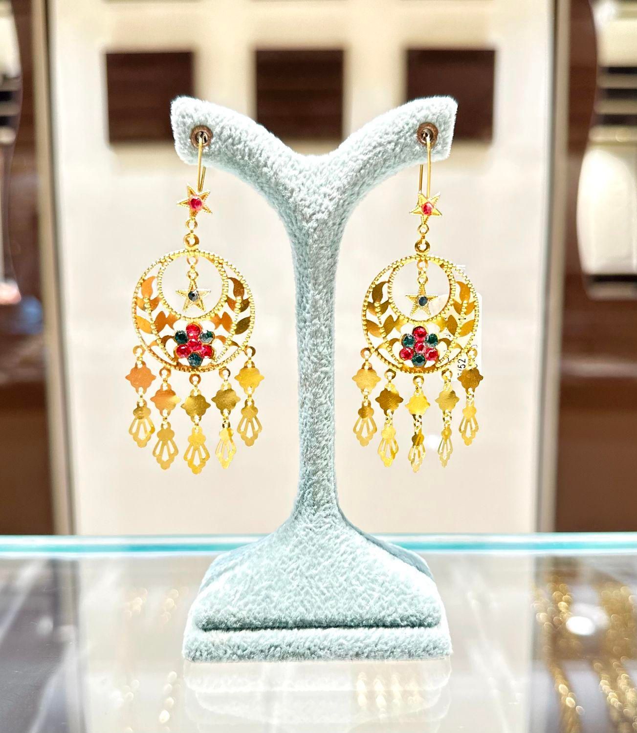 گوشواره ماهک طلا|جواهرات|بندرعباس, |دیوار