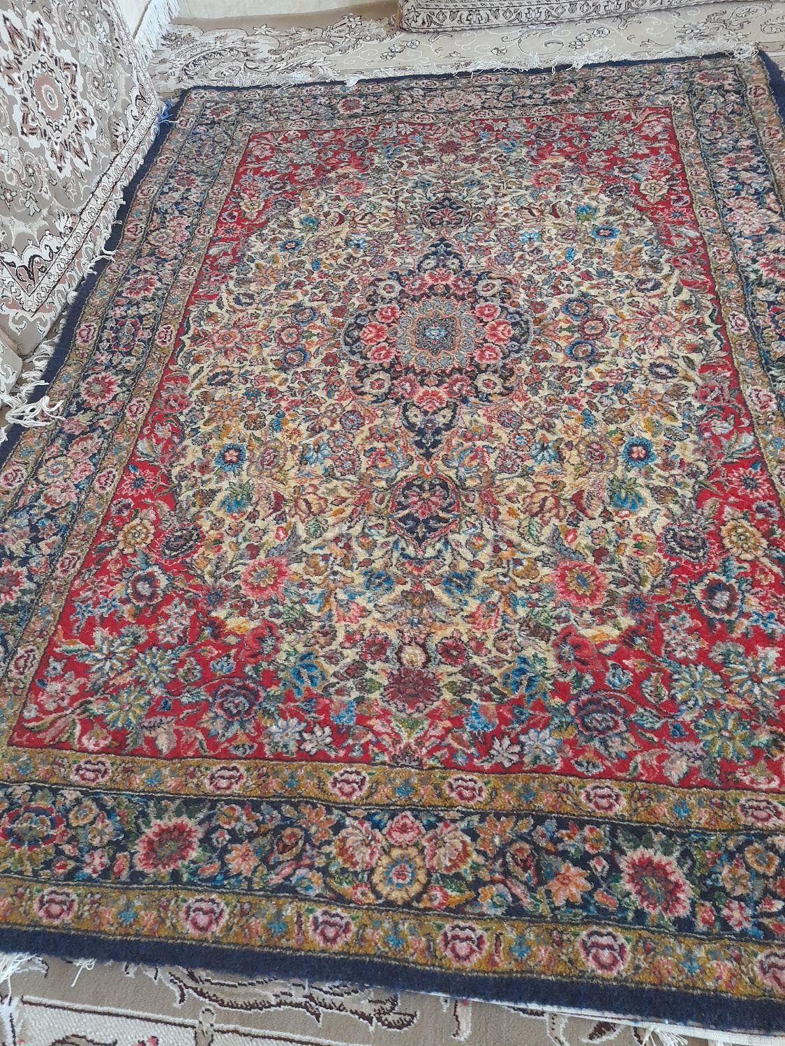 فرش دستبافت ۴ متری|فرش|همدان, |دیوار