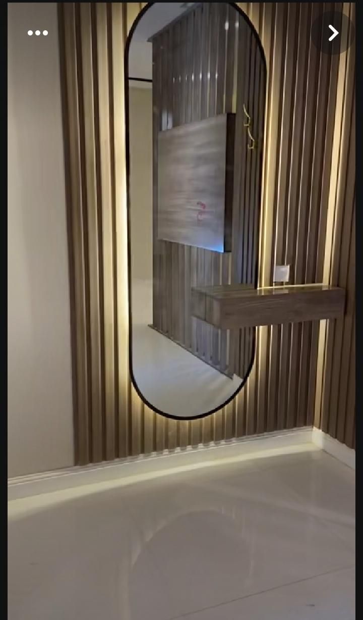 آینه دکوراتیو بکلایت تلفیق هنر و نورپردازی|آینه|شیراز, شهرک گلستان شمالی|دیوار