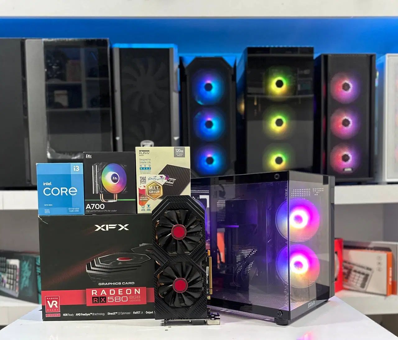 کیس گیمینگ I57500 گرافیک 8GB رم 16 آکبند|رایانه رومیزی|مشهد, فلسطین|دیوار