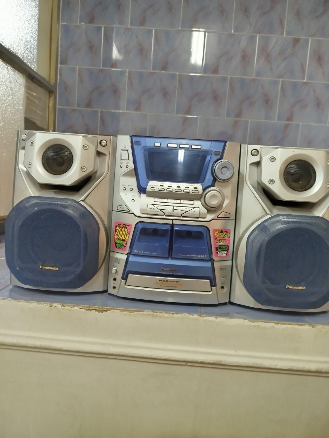 فروش رادیوظبط دوکاسته وسی دی پنج تا سی میخوره|سیستم صوتی خانگی|اندیمشک, |دیوار