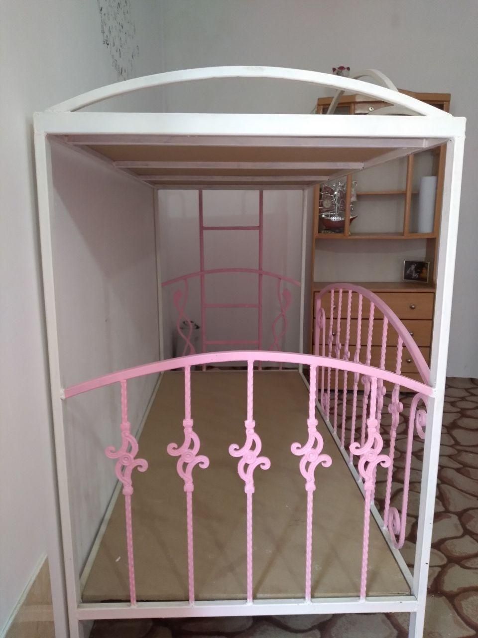 تخت دو طبقه نوجوان|تخت و سرویس خواب|جهرم, |دیوار