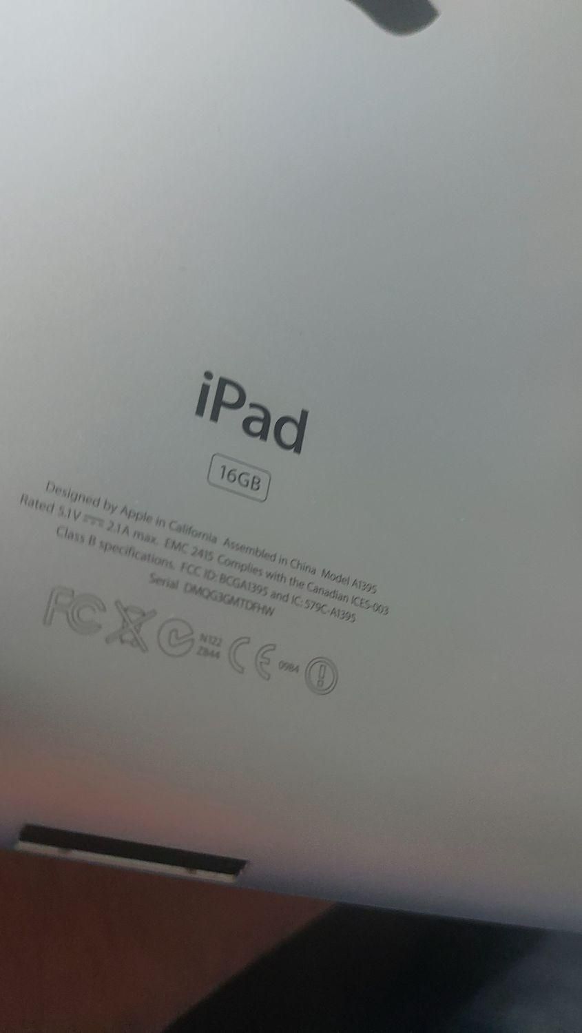 تبلت آی پد iPad 2 A1395|تبلت|تهران, صادقیه|دیوار