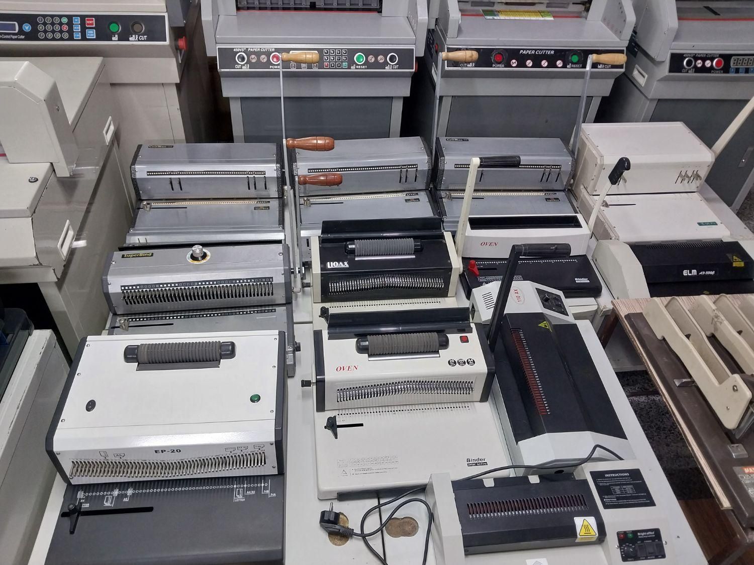 خرید سیمی صحافی دستگاه فنر برش کاغذ کاتر کتاب دستی|پرینتر، اسکنر، کپی، فکس|اندیشه, |دیوار