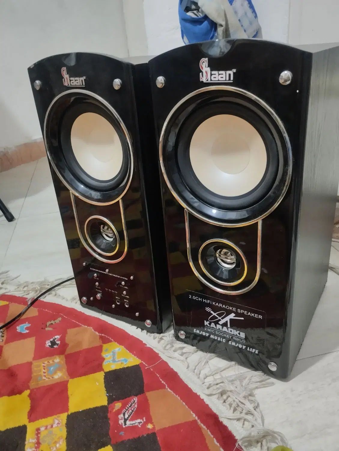 اسپیکر اکتیو shan با aux و کارتن 5800وات|سیستم صوتی خانگی|تهران, خلیج فارس|دیوار