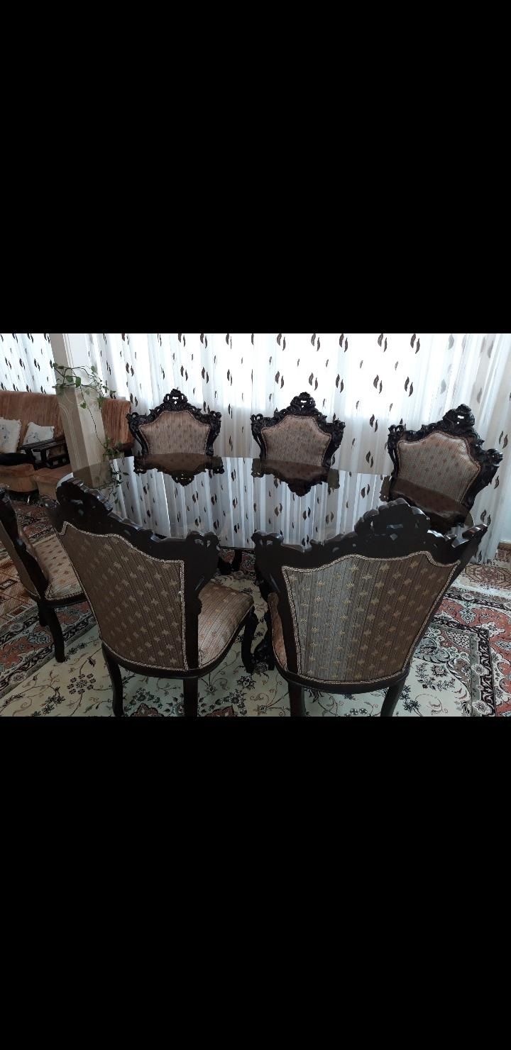 میز نهار خوری ۶ نفره|میز و صندلی غذاخوری|قم, عمار یاسر|دیوار