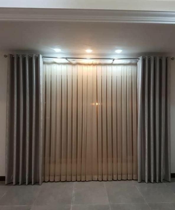 پرده مینیمال پانچ آماده|پرده، رانر، رومیزی|رویان, |دیوار