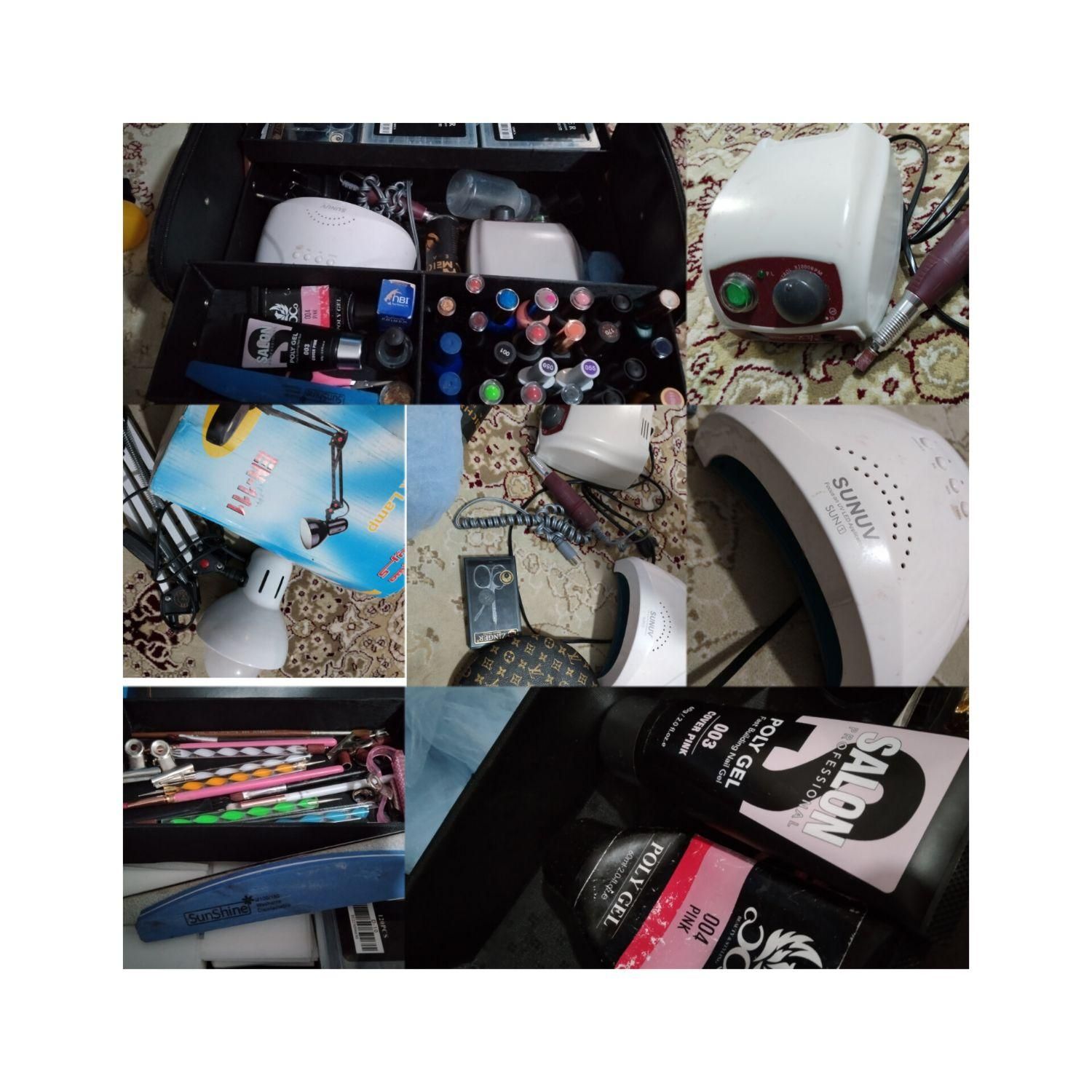 وسایل ناخن در حد نو|آرایشی، بهداشتی، درمانی|صومعه‌سرا, |دیوار